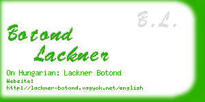 botond lackner business card